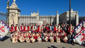 Bandierai degli Uffizi Cabalgata Reyes Madrid
