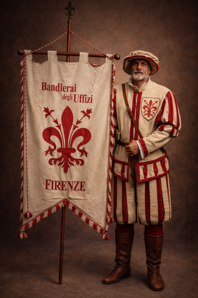 Bandierai degli Uffizi - L'Alfiere con il Gonfalone