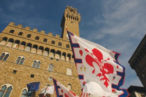 Bandierai degli Uffizi Firenze